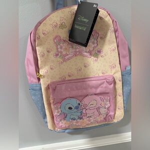 NWT Disney Loungefly Stitch and Angel Backpack